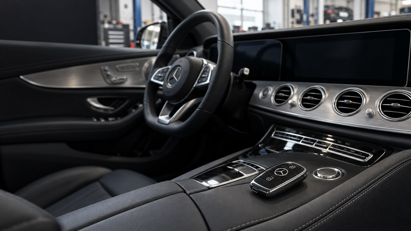 Mercedes-Benz не видит ключ — диагностика системы запуска двигателя