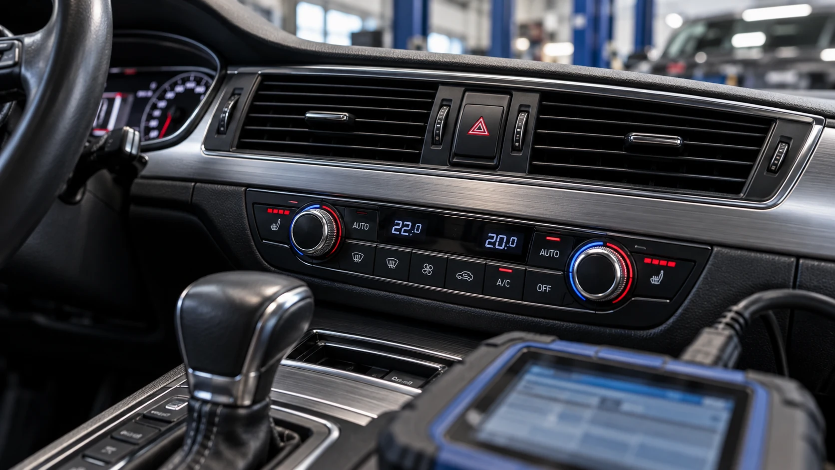 Диагностика неисправности климат-контроля Audi A6